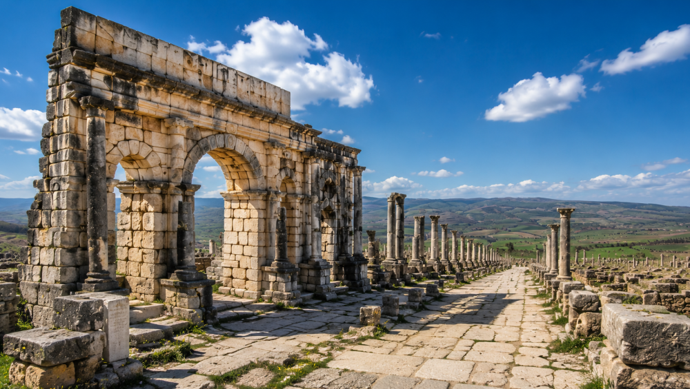 Volubilis Visit DUring the transfer